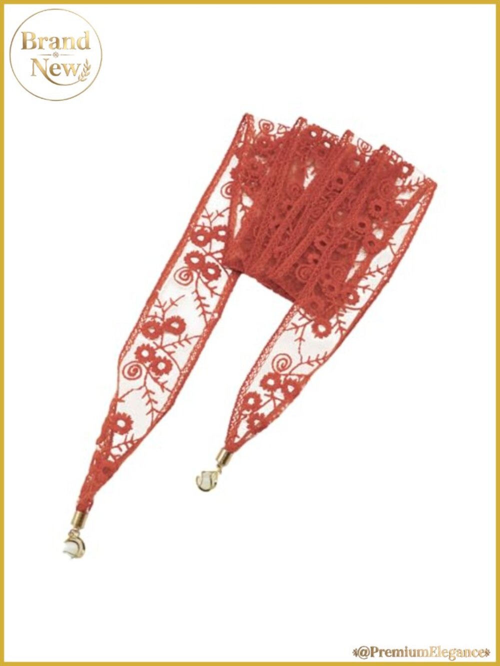 Floral Lace Headband for Women | Skinny Lace Scarf, Party & Daily Use